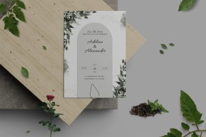 Wedding Invitation Mockup