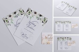 Wedding Invitation Mockups