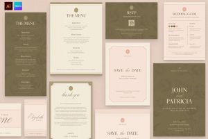 Wedding Invitations Set
