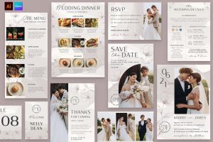 Wedding Invitations set