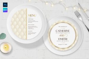 Wedding Menu Template