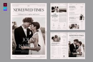 Wedding Newspaper Template