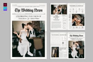 Wedding Newspaper Template