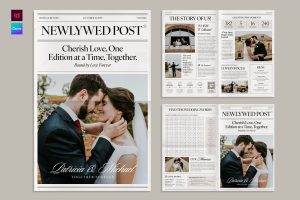 Wedding Newspaper Template