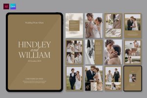 Wedding Photo Album Template (Digital)