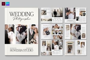 Wedding Photographer Brochure Template