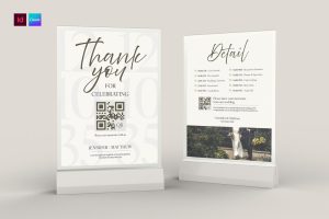 Wedding QR Flyer