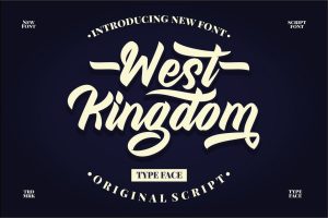 West Kingdom – Modern Script Font