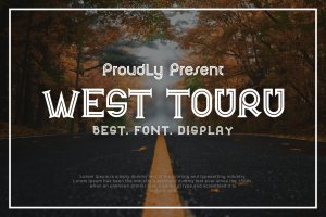 WEST TOURU FONT