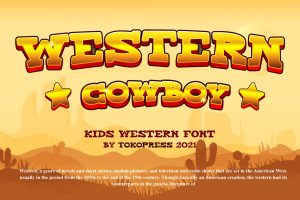 Western Cowboy – Gaming font