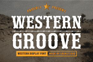 Western Groove – Western Font