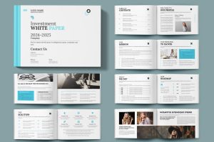 White Paper Layout Landscape