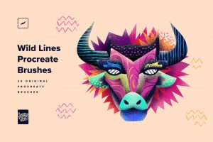 Wild Lines Procreate Brushes