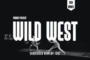 Wild West – Sporty Condensed Display Font