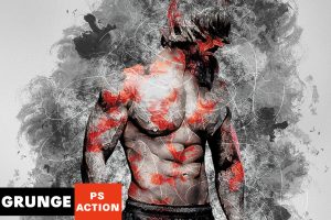 Wildness – Grunge Photoshop Action