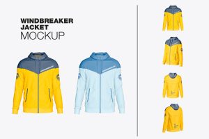 Windbreaker Jacket Mockup