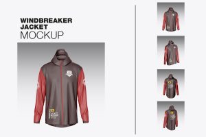Windbreaker Jacket Mockup