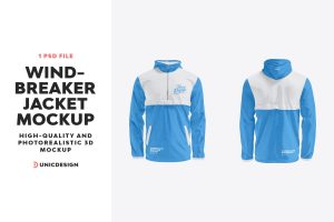 Windbreaker Jacket Mockup