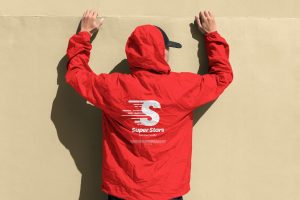 Windbreaker jacket mockup