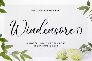 Windensore – Wedding Font