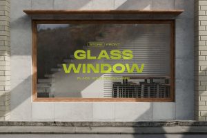 Window Sign Mockup