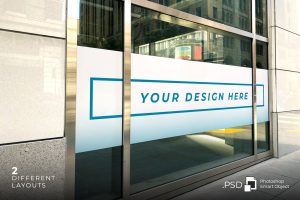 Window Store Banner Mockup