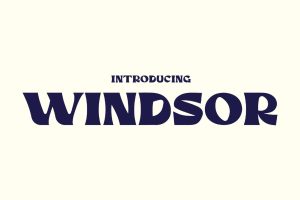 Windsor – Asia Inspired Typeface