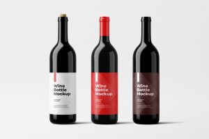 Wine Bottle Mockup