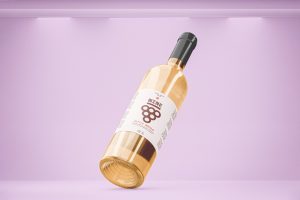 Wine Bottle Mockup