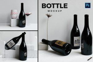 Wine Bottle Mockup