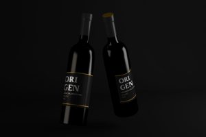 Wine Bottle Mockup