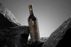Wine Bottle Mockup