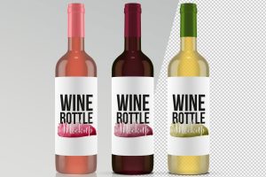 Wine Bottle Mockup