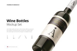 Wine Bottle Mockup