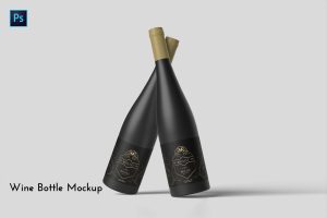 Wine Bottle Mockup