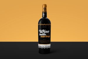 Wine Bottle Mockup