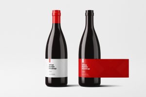 Wine Bottle Mockup
