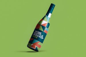Wine Bottle Mockup 008