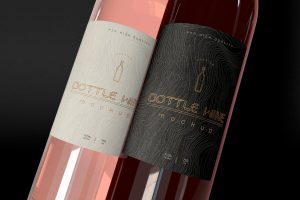 Wine Bottles Mockup