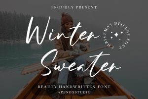 Winter Sweater – Beauty Handwritten Font
