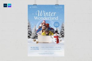 Winter Wonderland Poster Template