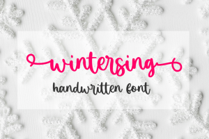 Wintersing – Script Font