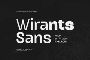 Wirants – Display Sans Family