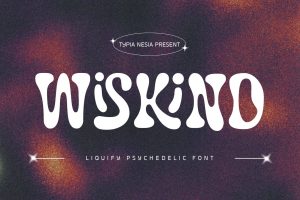 Wiskind – Liquify Psychedelic Font