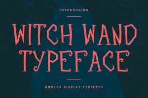 Witch Wand Display Typeface