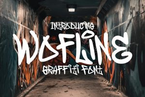 Wolfine – Graffiti Font