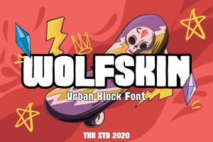 Wolfskin – Urban Block font