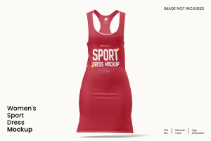 Women’s Sport Dress Mockup
