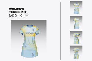 Women’s Tennis Kit Mockup