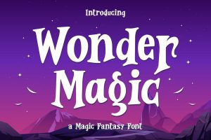 Wonder Magic – a Magic Fantasy Font